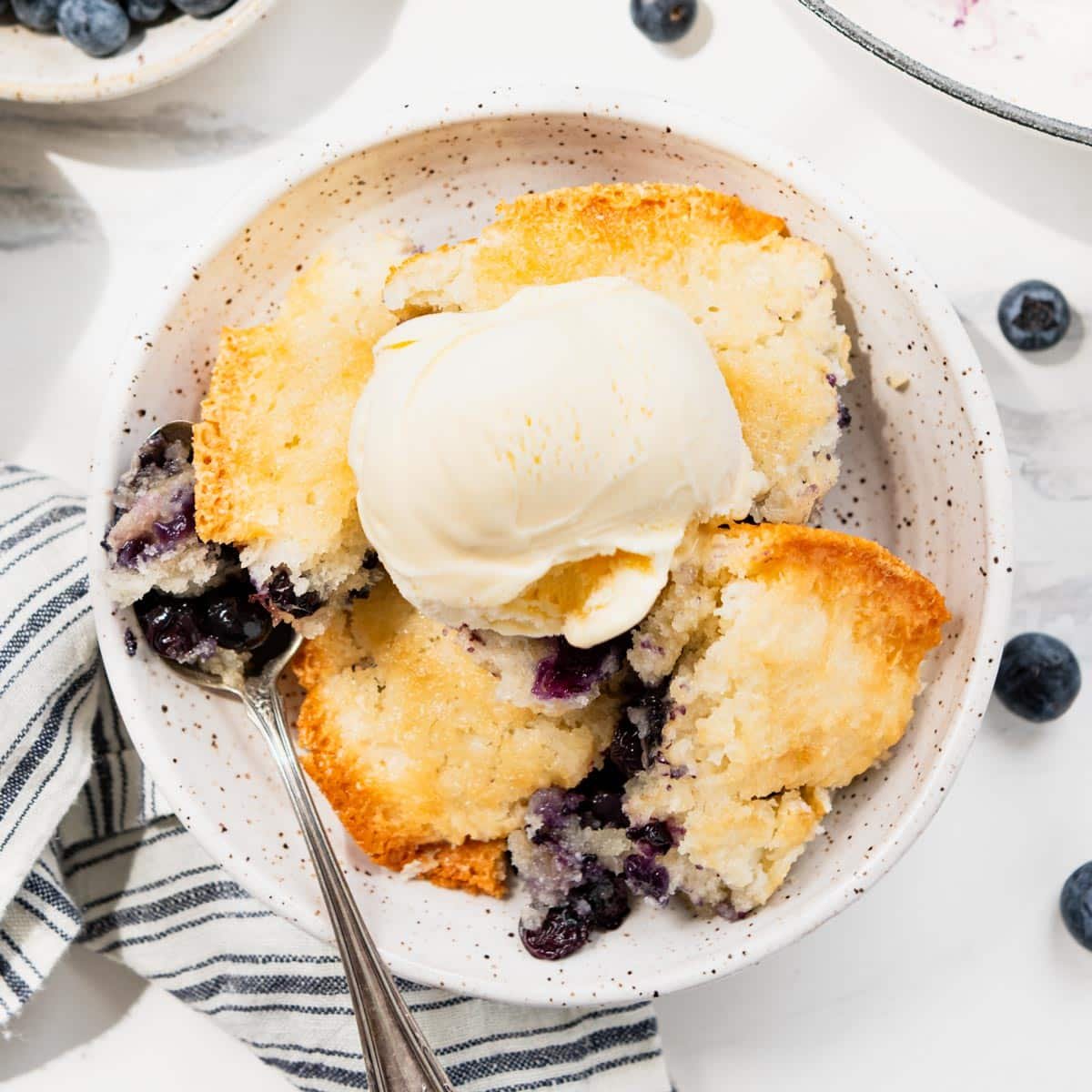 Grandma's Easy Southern Blueberry Cobbler Recipe